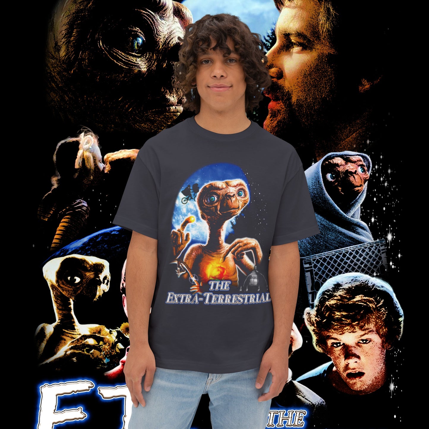 E.T. The Movie Inspired Retro Tee