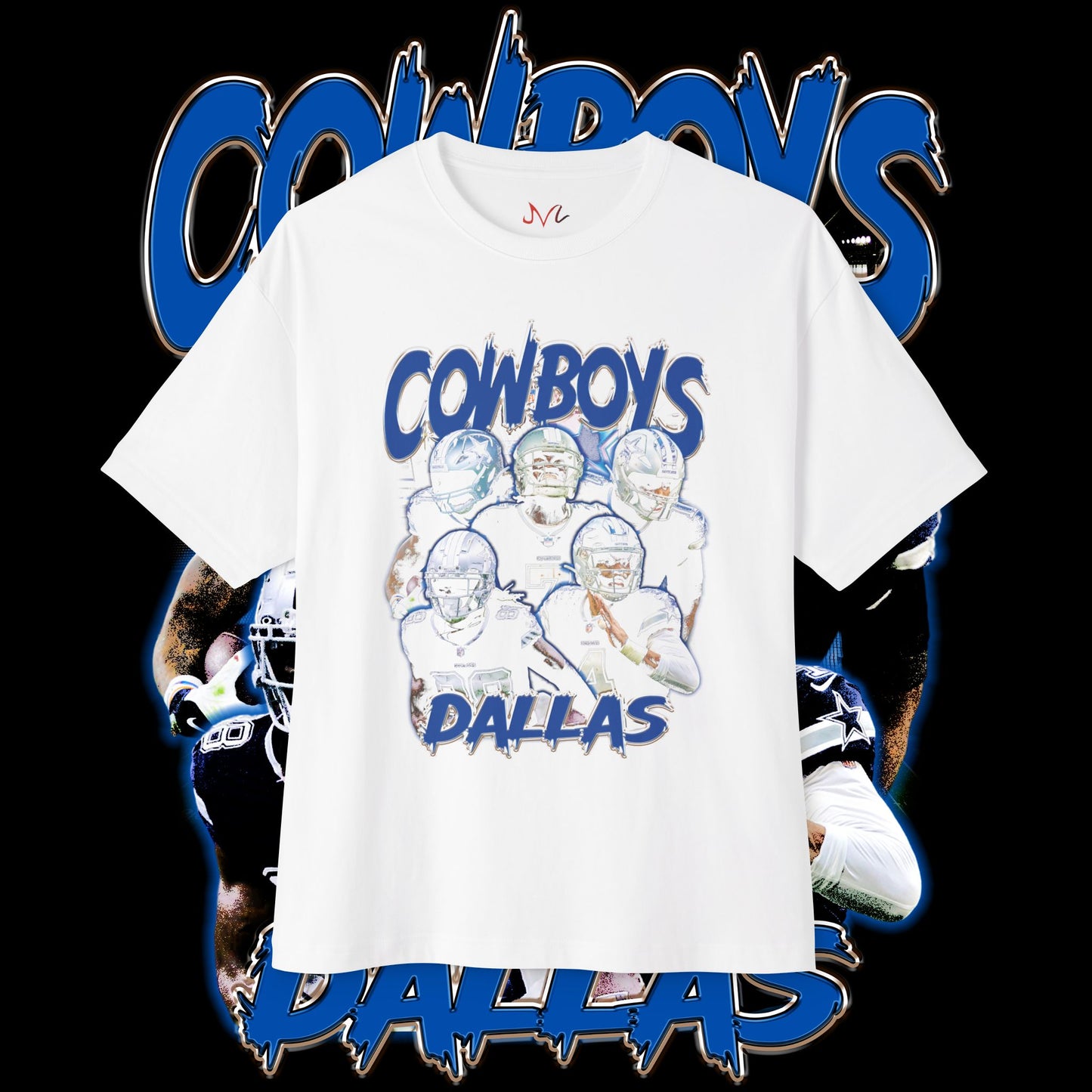 Dallas "We Dem Boyz" Cowboys Inspired Retro Tee