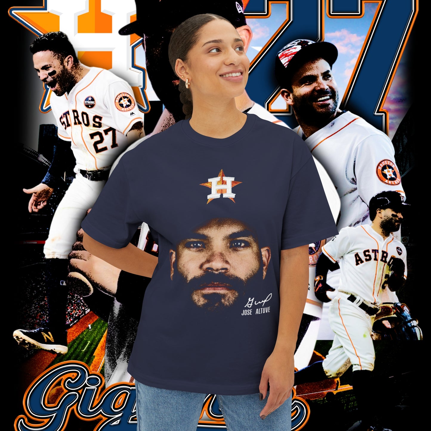 Jose Altuve "Gigante" Retro Inspired Tee